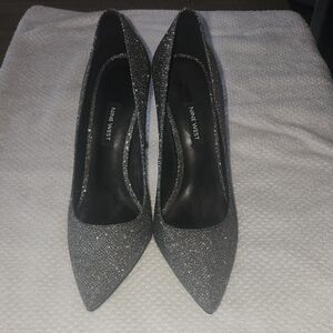 Nine West Women's Sparkling Heels - Silver